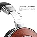 SIVGA SV007 Premium Wood Over-Ear Open Back Hi-Fi Headphones with Mic,Rosewood