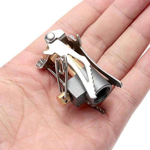 Etopsell Ultralight Portable Folding Mini Camping Stove Outdoor Gas Stove Survival Furnace Stove Pocket Picnic Cooking Gas Burner