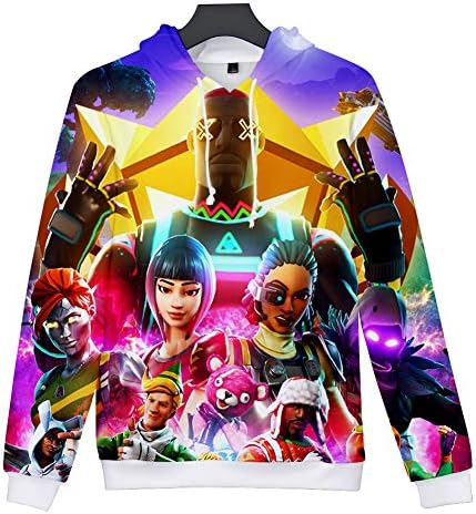 Labywa Fortnite Hoodie for Boys Girls Hooded Crewneck Kids Sweatshirt