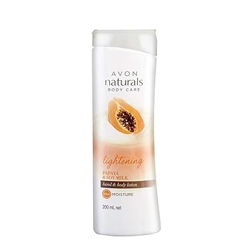 Avon Naturals Papaya Whitening Hand & Body Lotion 200ml