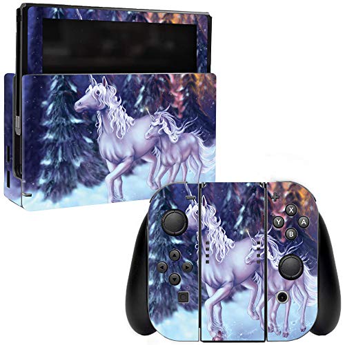 MightySkins Skin Compatible with Nintendo Switch - First Snow | Protective, Dur…