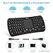 Mini Wireless Keyboard With Touchpad, Jelly Comb 2.4G Handheld Rechargeable Keyboard Mouse and Multimedia Keys for Smart TV, TV Internet Boxes, Android TV Box, PC, Laptop, PS3, PS4, Microsoft Surfacethumb 2