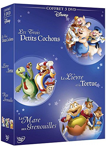 Les Trois Petits Cochons + Le Lièvre Et La Tortue + La Marre Aux Grenouilles - Pack