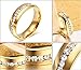6MM Classic High Polished Stainless Steel CZ Eternity Wedding Ring Bands For Women Size 5-13 Comfort Fit