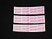 SuperTape Straight Strips 72 Pice ,Double sided lace hairpiece wig toupee tape.