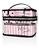 Victoria's Secret Train Case Cosmetic Makeup Bags 4 piece Travel Case