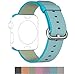 Apple Watch Nylon Band, PUGO TOP 2016 Woven Nylon Replacement Band for Apple Watch Series 2 Series 1 38mm, Scuba Blue