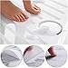 OUNONA 20PCS Non-Slip Safety Shower Treads PEVA Anti-Slip Tape Non Slip Stickers for Tubs Bath