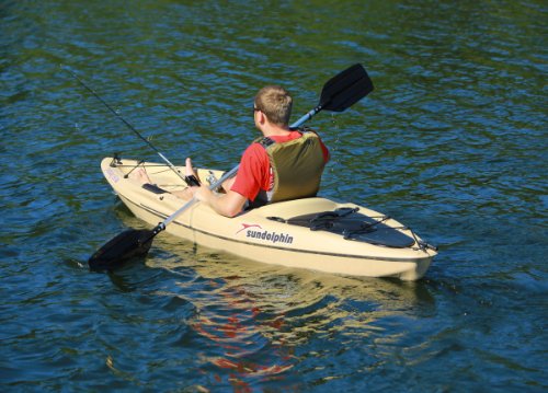 SUNDOLPHIN Sun Dolphin Journey Sit-on-top Fishing Kayak (Sand, 10-Feet) - Thumbnail 4