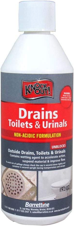 Knock Out Drains Toilets Urinals 500 ml