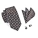 Barry.Wang New Classic Brown Polka Dot Tie Set