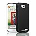 Fosmon DURA-FROST Smooth Durable & Flexible Slim Fit TPU Case Cover for LG Optimus L90 / T-Mobile LG D415 Retail Packaging (Black)