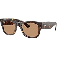 Amazon.com: Ray-Ban Mega Wayfarer Low Bridge Fit RB0840SF 901/31