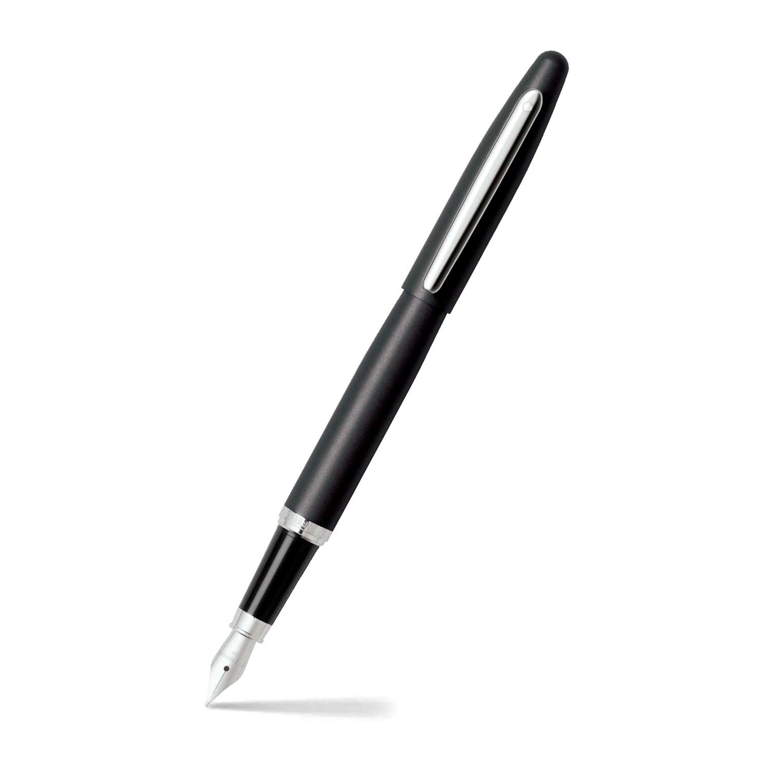 Sheaffer "VFM" Nickel Plated Trim Fountain Pen - Matte Black — image 1