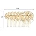 Yean Leaf Bridal Hair Combs Bride Wedding Hair Accessories Gold Headpiece for Women and Girls(Gold)