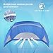ALPHA CAMP 3 Person Sports/Beach Shelter Easy Up Sun Shade - 9' x 6' Blue
