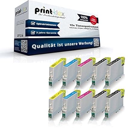 10x Kompatible Tintenpatronen für Epson Stylus D68 D68 PE D88 D88 PE D88 Plus DX3800 DX3850 DX3850 Plus DX4200 DX4250 DX4800 