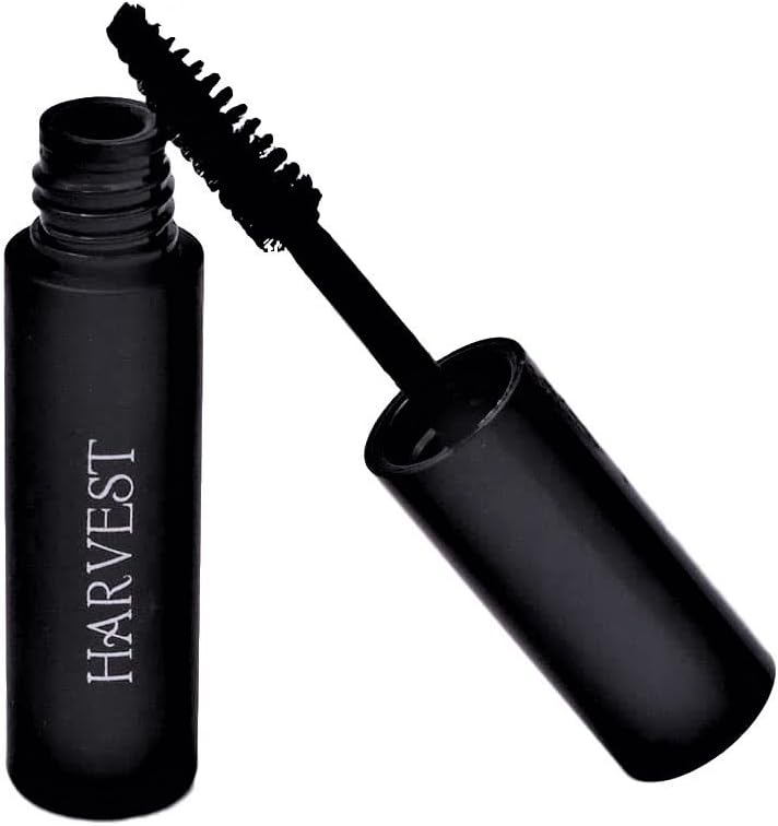 Lengthening Organic Mascara- 100% Natural and Certified Organic- Non-toxic, Vegan and Cruelty-Free - Brown Mascara