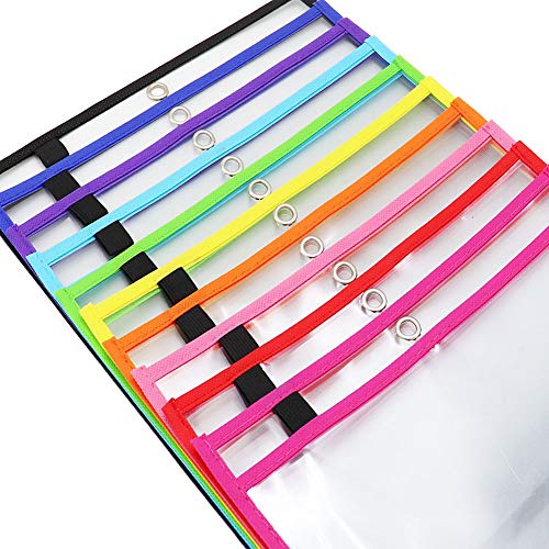 Dry Erase Pockets 30 Pack Dry Erase Sheets Reusable & Oversized 10" x