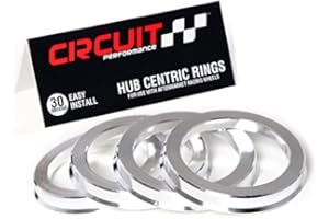 Circuit Performance 57.1mm OD to 54.1mm ID Aluminum Hub Centric Rings