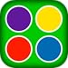Learning colors - easy toddler game for kids education with animals, plants and weather events