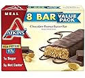 Atkins Meal Bar, Chocolate Peanut Butter Bar, 2.1oz Bar, 8 Count