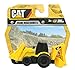 Road Rippers CAT Mini Machine Dual Axle Dump Truck and Backhoe Free-Wheeling Compact Construction Vehicle Toys with Adjustable Parts (2 Pack)