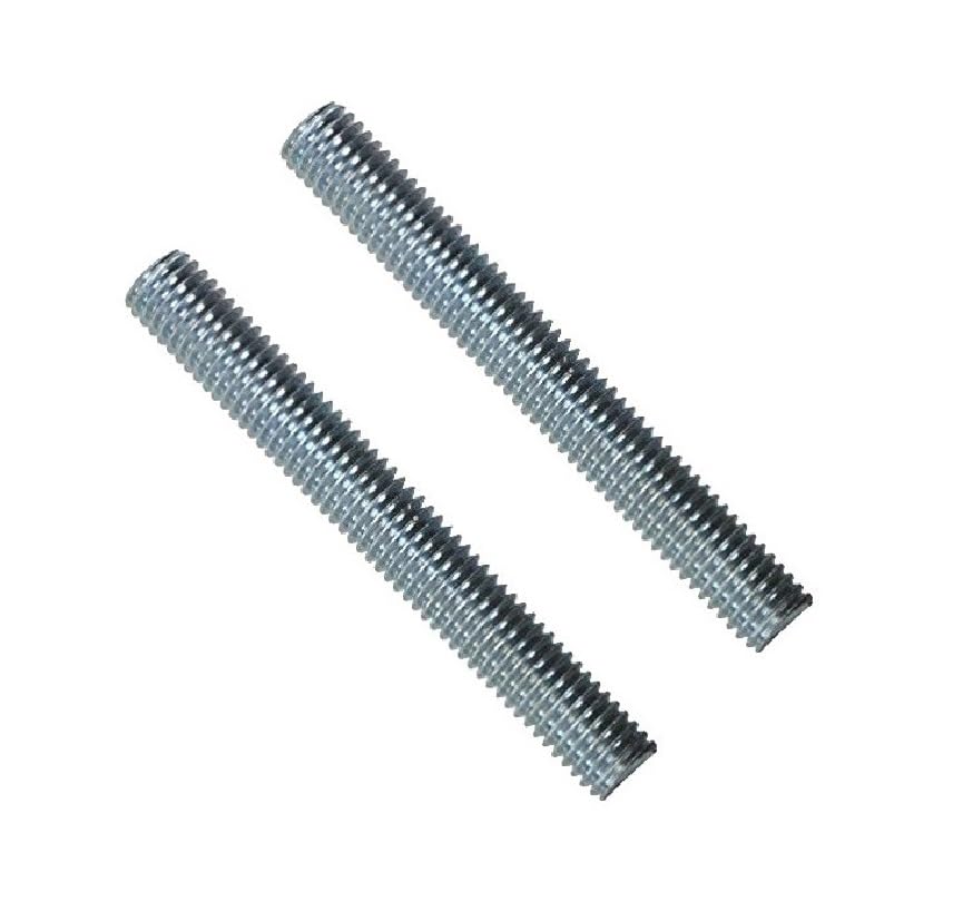 TERF® M16 (16mm) X 150mm Fully Threaded Studding Rod Bar M16 for Ø 16mm (5/8'') Diameter X 150mm (6'') Length All Threads Resin Anchor Studs Bar Rod Screw - Pack of 2