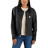 Carhartt womens Rugged Flex Loose Fit Canvas Detroit Jacket