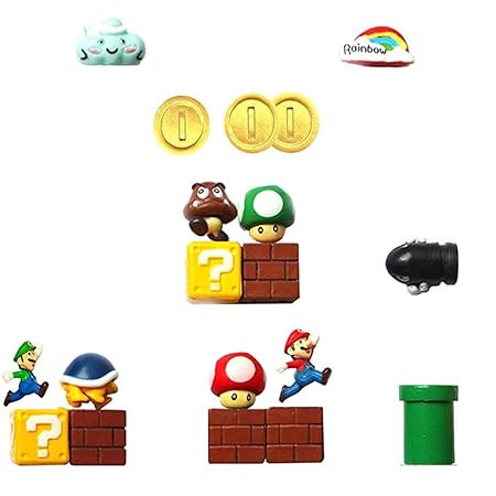 18 imanes de nevera Super Mario para oficina, cocina, escuela ...