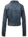 LE3NO Womens Vintage Long Sleeve Denim Jacket with Pockets