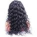 Eayon Hair Loose Curly Lace Front Human Hair Wigs-Glueless 130% Density Brazilian Virgin Remy Wigs with Baby Hair For African Americans Natural Color