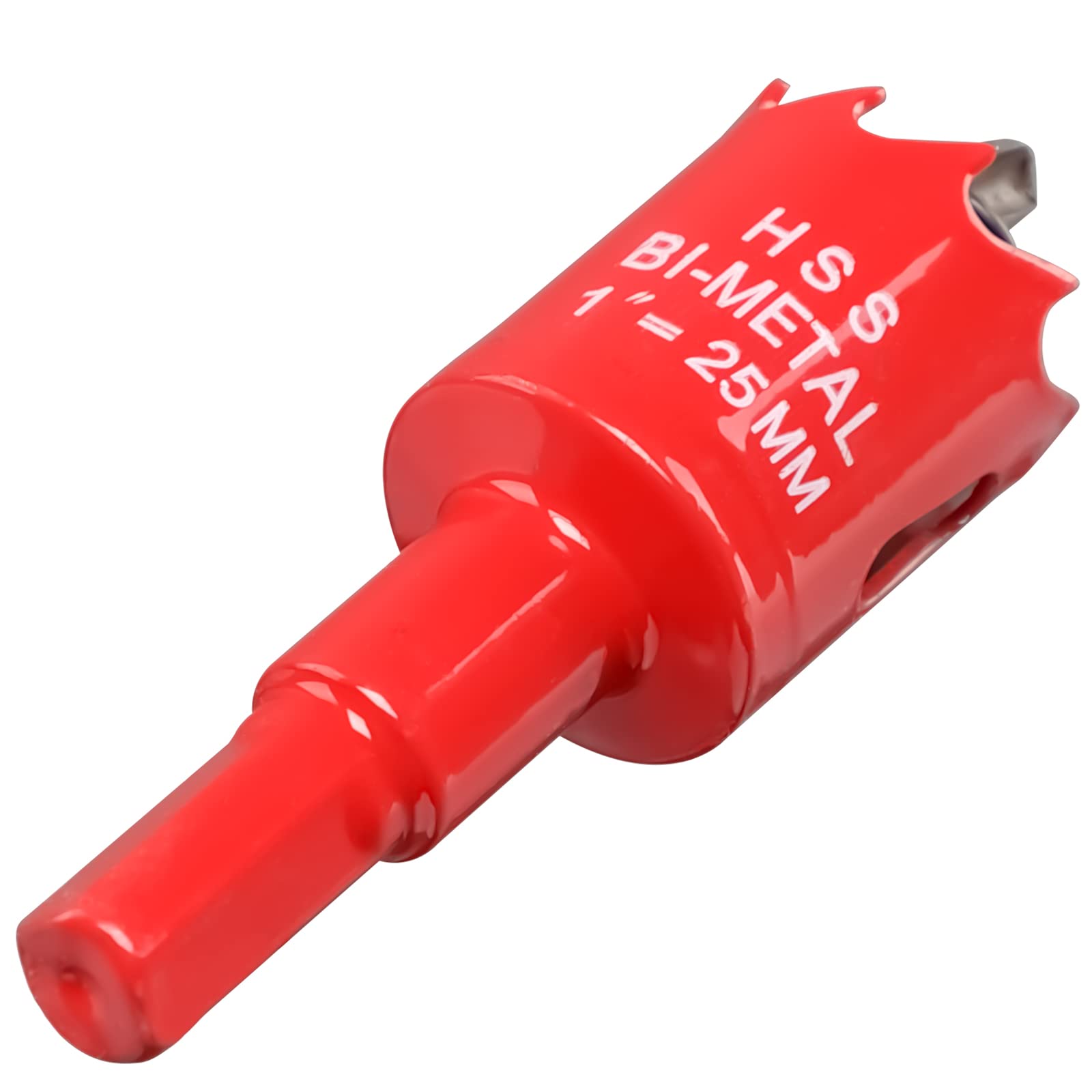 Hole Saw 25 mm, Bi-Metal Cutting Depth HSS M 42 Hole Cutter for Cutting Wood, Plastic, Drywall, Plasterboard and Soft Metal Sheet