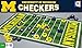MasterPieces Family Game - NCAA Michigan Wolverines Checkers - Officially Licensed Board Game for Kids & Adults