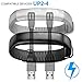 [2-Pack] TUSITA Charger for Jawbone UP2 UP3 UP4 - USB Charging Cable 10cm - Fitness Tracker Accessories