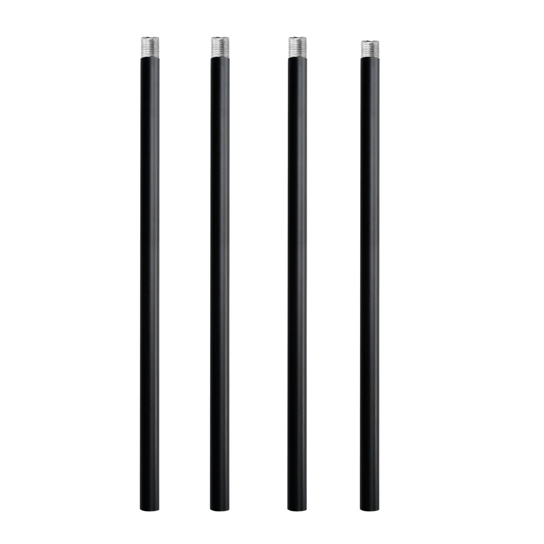 Chandelier Extension Rods Iv Extension Set HYKE Matte Black M10 Threaded Extension Rod For... Down Rods For Pendant Lights
