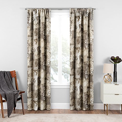 EclipseChiswick Room Darkening Window-Treatment-valances, 37x63, Natural
