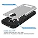 OMOTON Moto Z Play Case - Dual-Layer [Soft TPU Interior] [Durable PC Exterior] Shock Case For Motorola Moto Z Play Droid, Silver
