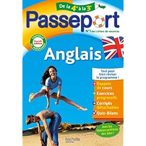 Passeport Anglais De la 4e à la 3e – Cahier de vacances 2023