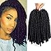 Spring Twist Hair 8 Inch Spring Twist Crochet Hair 6 Packs Spring Twist Braiding Hair For Butterfly Locs Soft Locs Low Temperature Synthetic Fiber Fluffy Hair Extensions (8 Inch,1#)