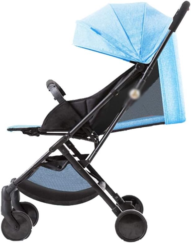 blue pushchairs
