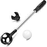 prowithlin Golf Ball Retriever, Stainless Telescopic Extendable Golf Balls Retrievers for Water w/Golf Ball Pick Up Retriever Grabber Claw Sucker Tool, Golf Gift for Men