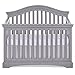 Full Size Conversion Kit Bed Rails for Evolur Cribs (Steel Grey/Storm Grey)