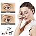 Eyelash Curler with Comb, SYU Professional Eyelash Curler Spring Loaded Separates Lashes with No Pinching Long lasting & Natural Looking Curl Fits All Eye Shapes 2 Free Refill Pads included.