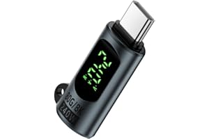 Type-c Adapter USB C Male to Female with Current Voltages Charging Detector 240w 80gbps 8k @ 60hz Connecter