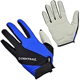 Lumintrail Shock-Absorbing Riding Full Finger Cycling Gloves Breathable Sport for Men and Women