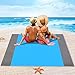 Aitbay Sand Free Beach Blanket, Waterproof Blanket Mat - Quick Drying Compact Sand Proof Outdoor Picnic Beach Mat for Travel, Hiking, Camping, Music Festival with Storage Bag + 4 Stakes (82
