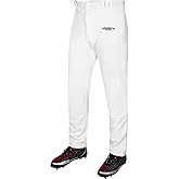Exxact Sports Home Run Men's Baseball Pants - Full-Length, Semi-Relaxed Fit, Open-Bottom Adult Baseball Pants