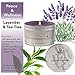 Soy Wax Candles Relieves Stress – Made in USA Handmade Highly Scented Aromatherapy Candle for a Wellness Experience|Relax, Unwind and Enjoy the Peace, 8 oz (Lavender and Tea Tree) by La Petite Feethumb 2