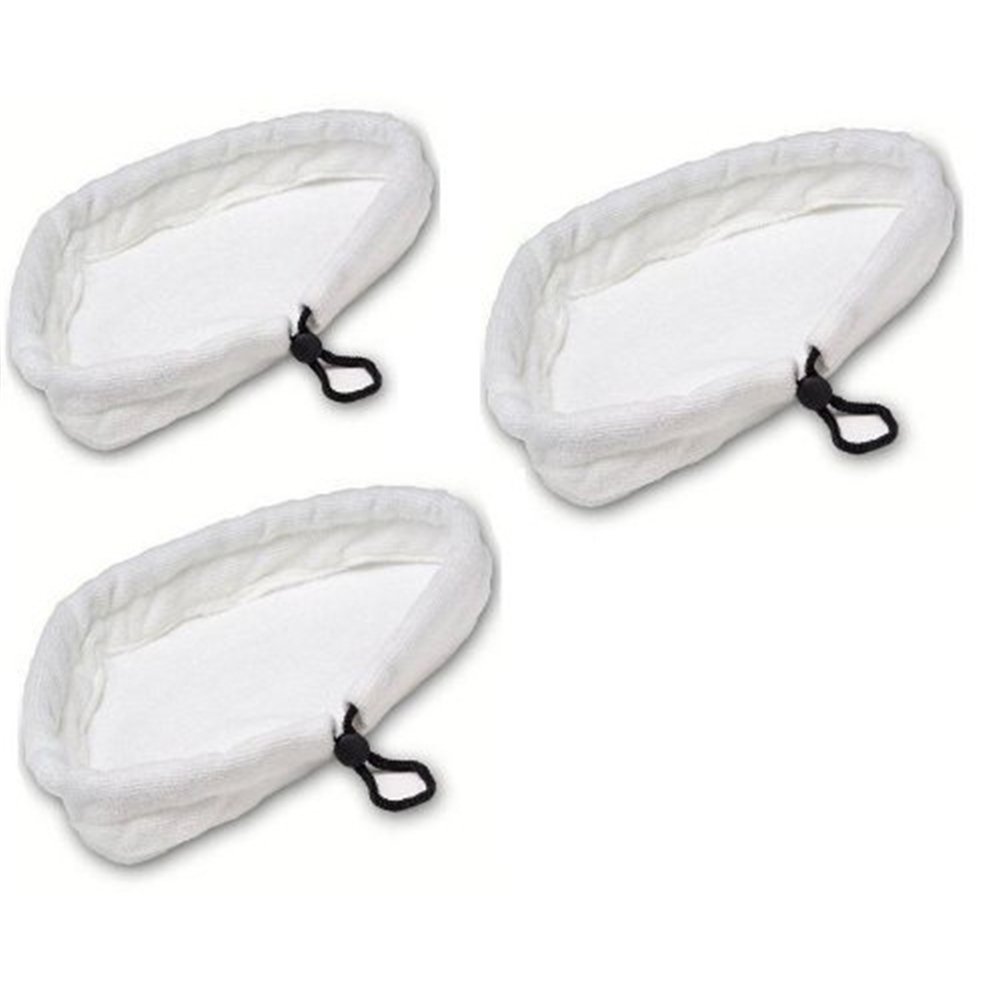 Malayas-3PCS Universal Washable Triangular Microfiber Cleaning Pad Cover Washable Cloths for Steam Mops,Home Clean Steam Mop reusable Replacement MicroFiber Cleaning Pads Washable Cloths